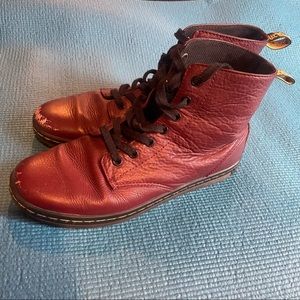 Doc Martens Burgundy Maroon Women’s Boots